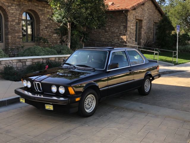 1982 Black BMW 3-Series Coupe