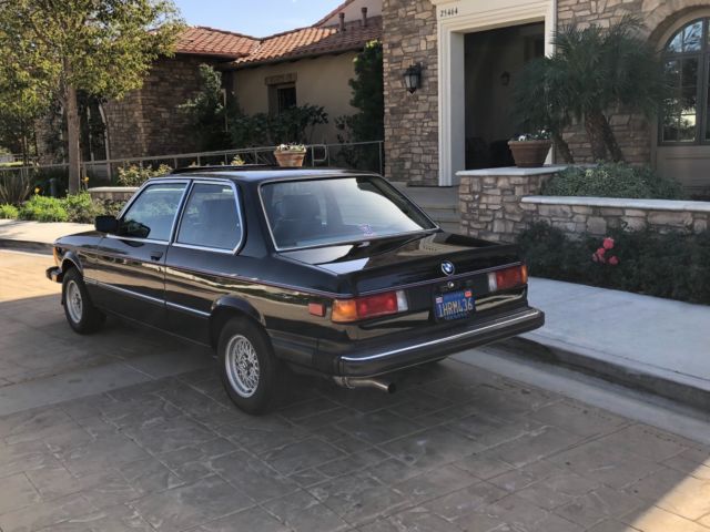 1982 Black BMW 3-Series Coupe