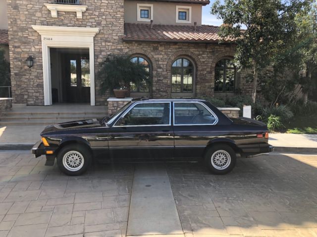 1982 Black BMW 3-Series Coupe