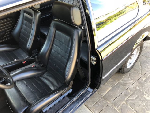 1982 Black BMW 3-Series Coupe