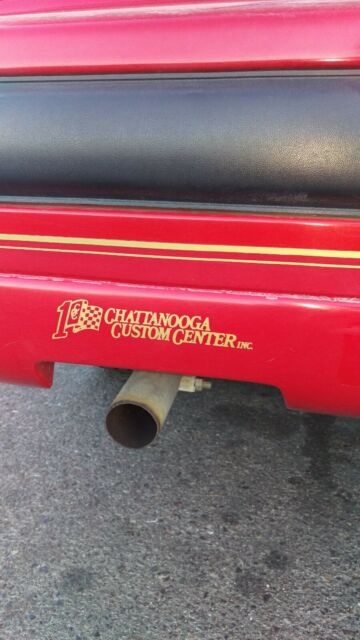 1989 Red Pontiac Firebird Coupe