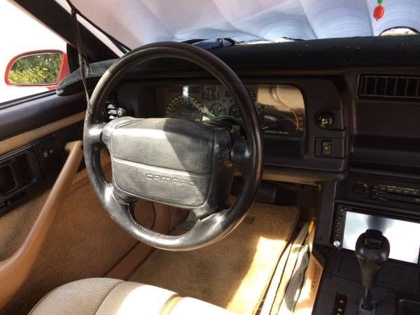 1991 Red Chevrolet Camaro Coupe