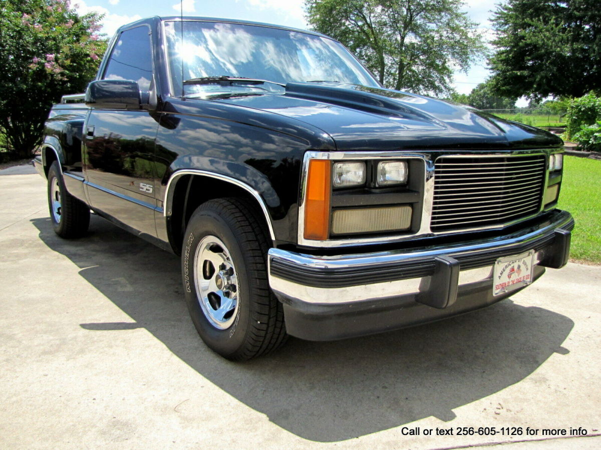 1989 Black GMC Sierra 1500 Standard Cab Pickup