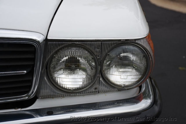 1979 White Mercedes-Benz SL-Class Convertible