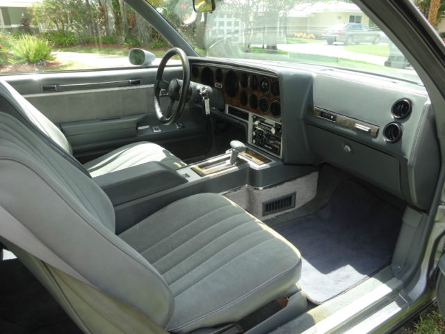 1986 Silver Pontiac Grand Prix Coupe