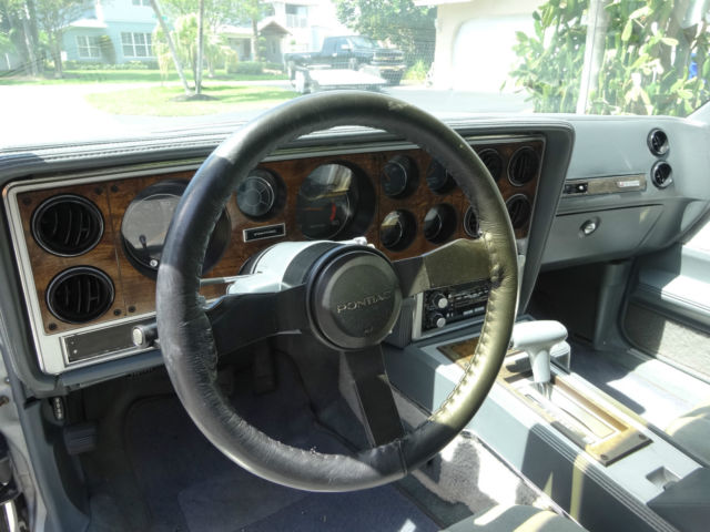 1986 Silver Pontiac Grand Prix Coupe