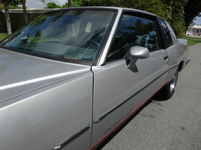 1986 Silver Pontiac Grand Prix Coupe