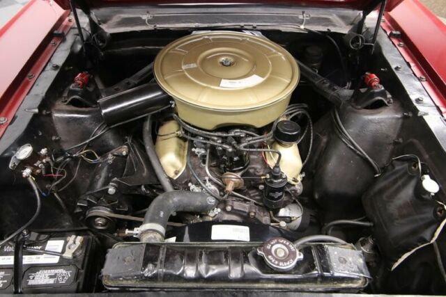 1965 Burgundy Ford Mustang Convertible