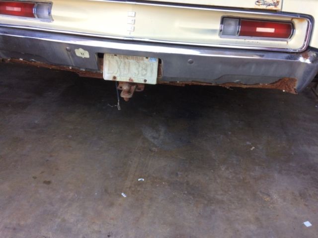 1968 Yellow Chrysler Newport Convertible