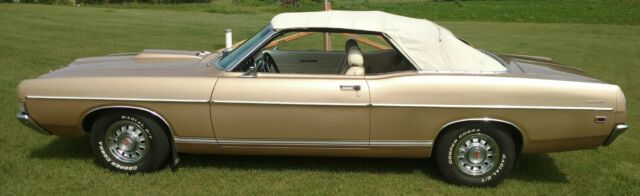 1969 Gold Ford Torino Convertible