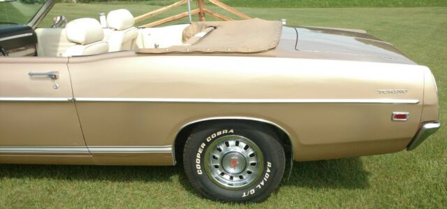 1969 Gold Ford Torino Convertible