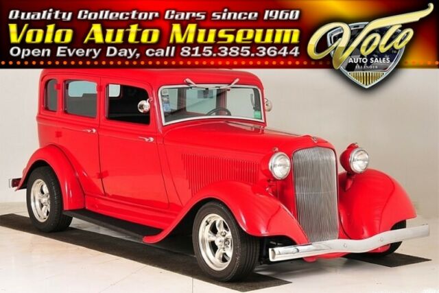 1934 Red Plymouth Other Sedan