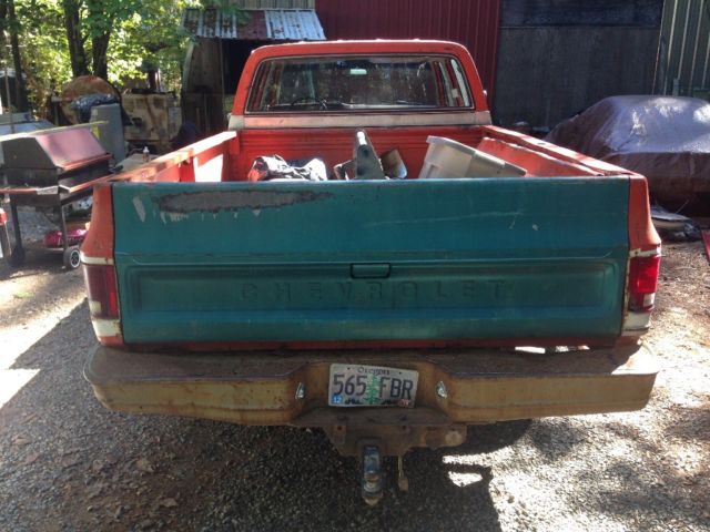 1976 Orange Chevrolet C/K Pickup 2500 Crew Cab Pickup