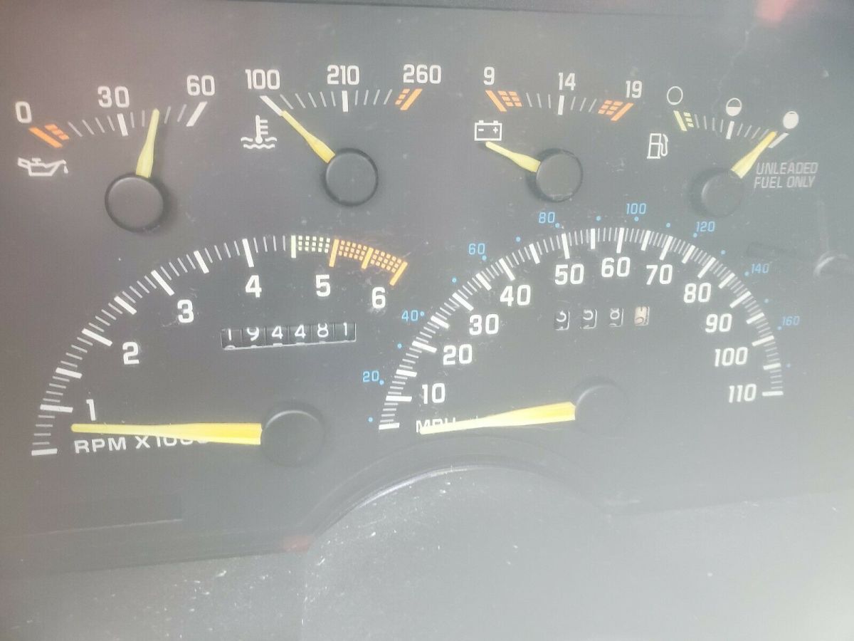 1991 Red Chevrolet C/K Pickup 1500 Standard Cab Pickup