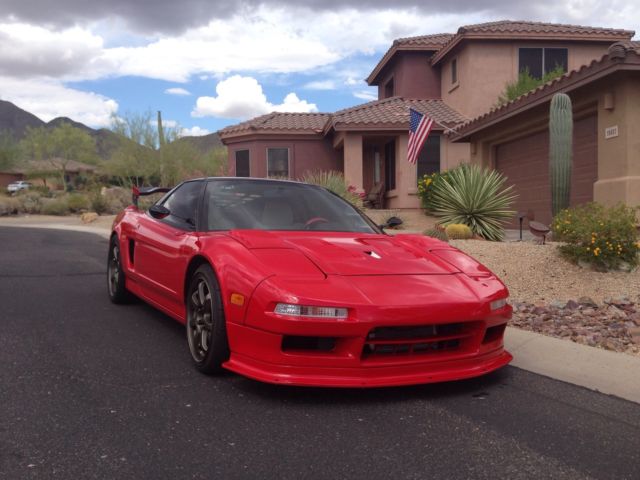 1991 Red Acura NSX Coupe