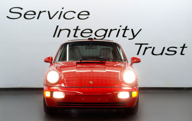 1992 GUARDS RED Porsche 911 Coupe