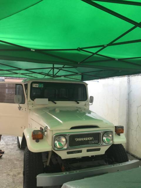 1980 white  Toyota Land Cruiser