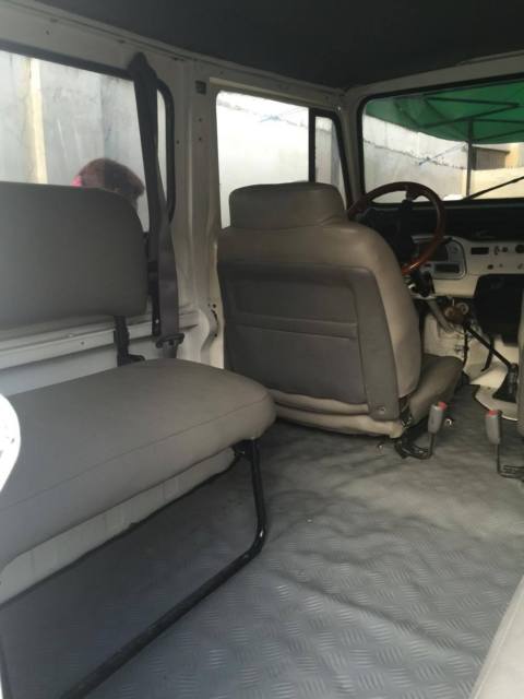 1980 white  Toyota Land Cruiser