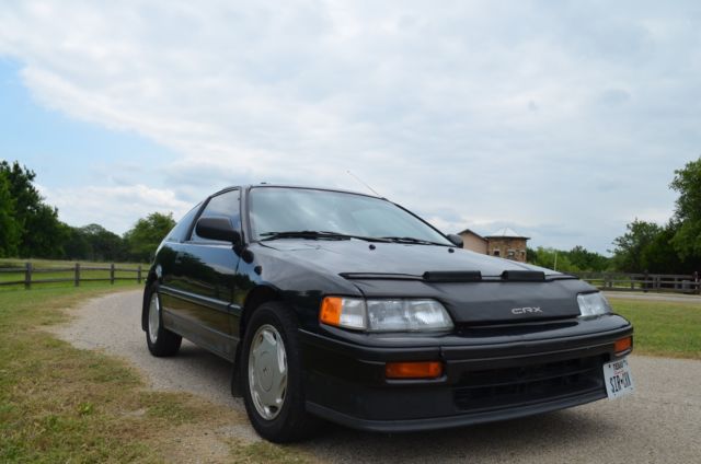 1989 Black Honda CRX Coupe