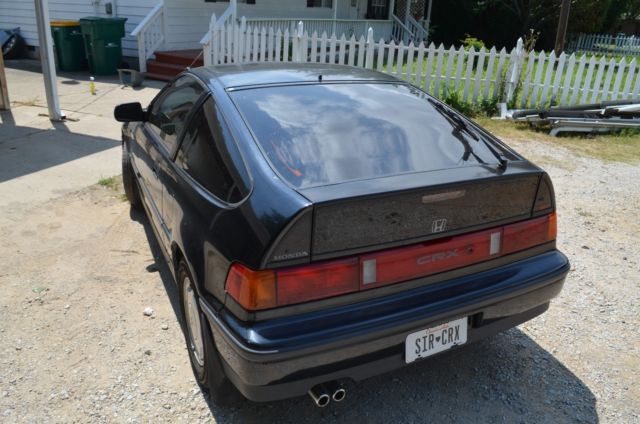 1989 Black Honda CRX Coupe