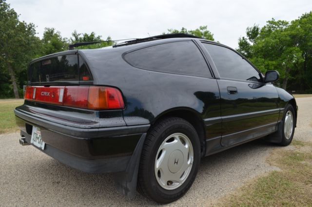 1989 Black Honda CRX Coupe