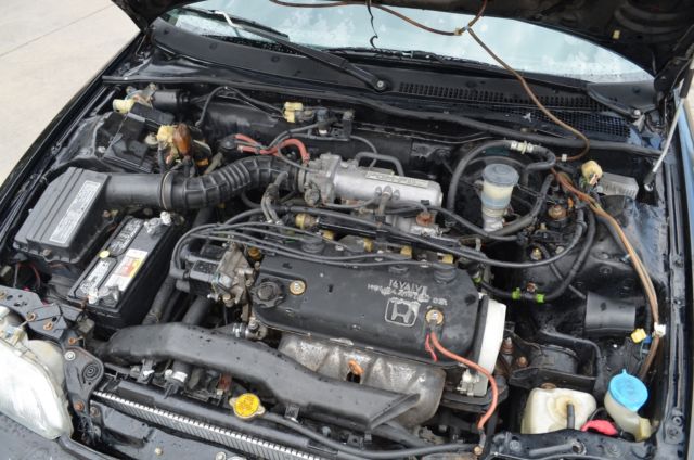 1989 Black Honda CRX Coupe