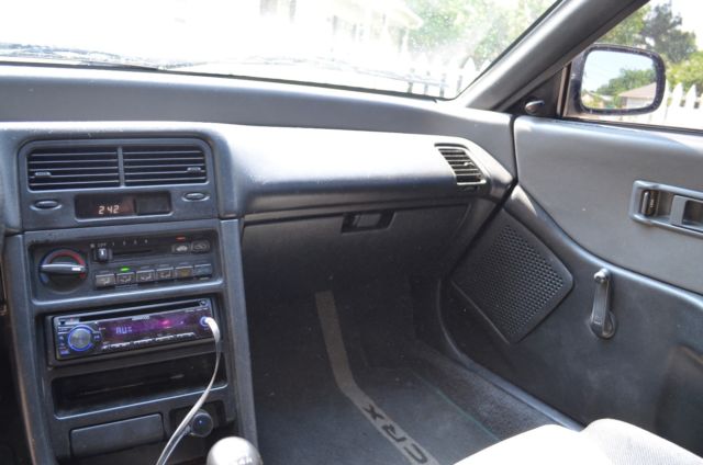 1989 Black Honda CRX Coupe