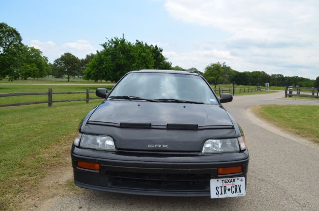 1989 Black Honda CRX Coupe