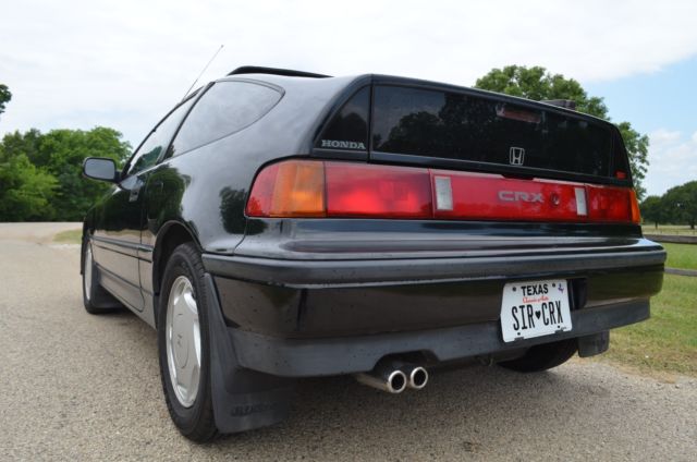 1989 Black Honda CRX Coupe