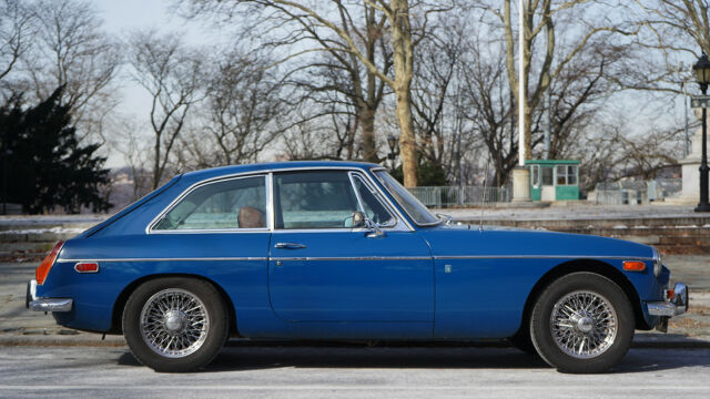 1972 Blue MG MGB GT Coupe