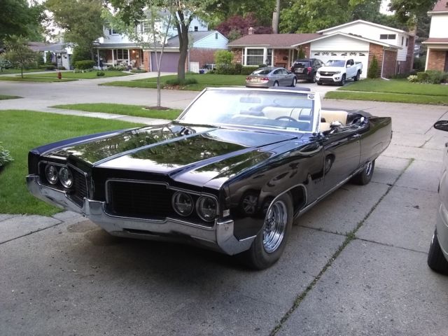 1969 Black Oldsmobile Ninety-Eight Convertible