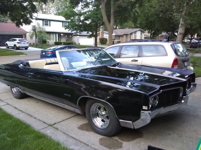 1969 Black Oldsmobile Ninety-Eight Convertible