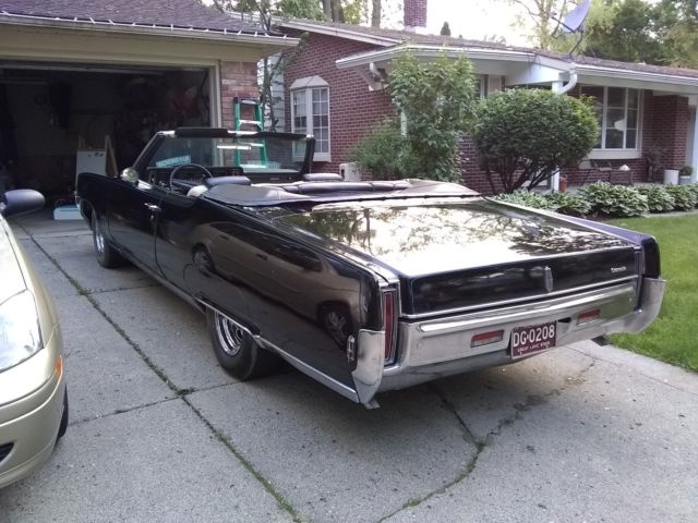 1969 Black Oldsmobile Ninety-Eight Convertible