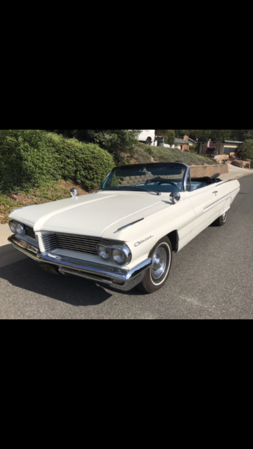 1962 White Pontiac Catalina Convertible