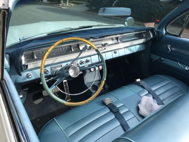 1962 White Pontiac Catalina Convertible