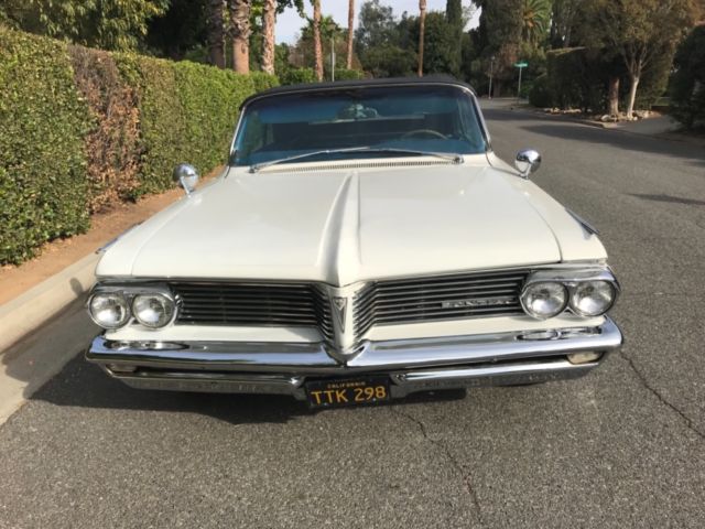 1962 White Pontiac Catalina Convertible