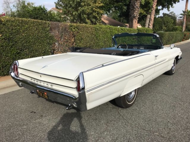 1962 White Pontiac Catalina Convertible