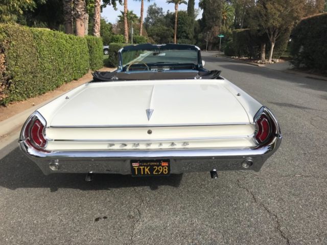 1962 White Pontiac Catalina Convertible
