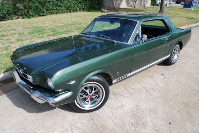 1966 Ivy Green Metallic Ford Mustang Coupe