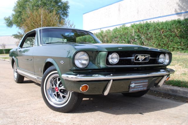 1966 Ivy Green Metallic Ford Mustang Coupe