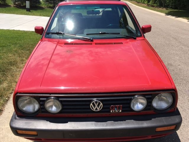 1991 Red Volkswagen Golf Coupe