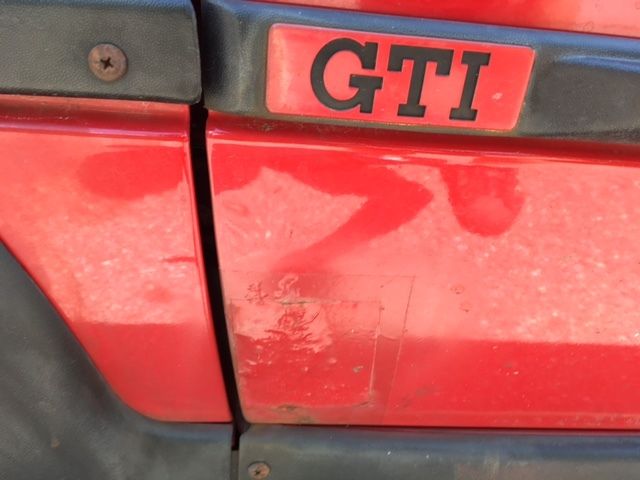 1991 Red Volkswagen Golf Coupe