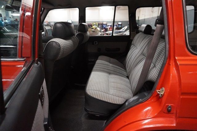 1990 Red Toyota Land Cruiser Wagon