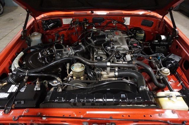 1990 Red Toyota Land Cruiser Wagon