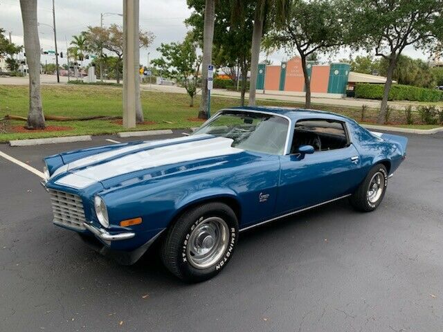 1972 Blue Chevrolet Camaro Coupe