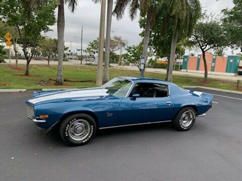 1972 Blue Chevrolet Camaro Coupe