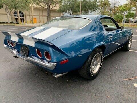 1972 Blue Chevrolet Camaro Coupe