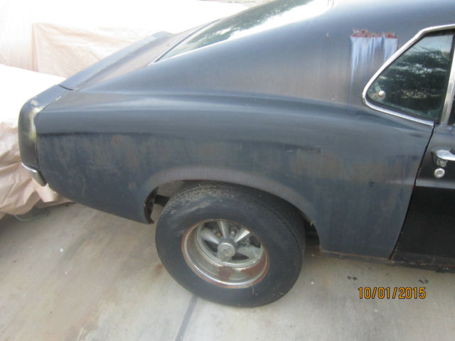 1970 Black Ford Mustang Fastback
