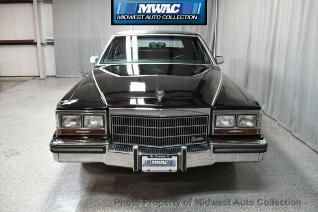 1989 Black Cadillac Brougham Sedan
