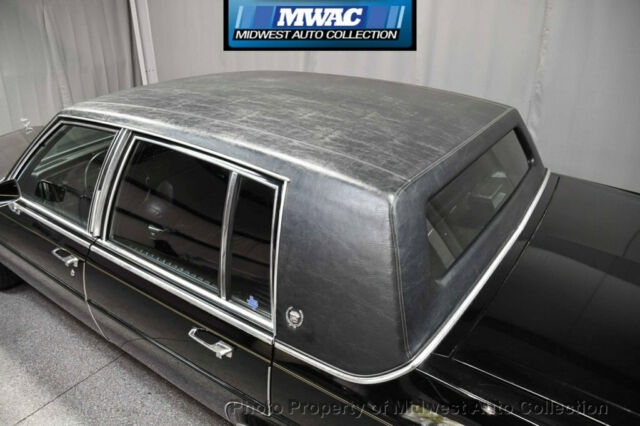 1989 Black Cadillac Brougham Sedan